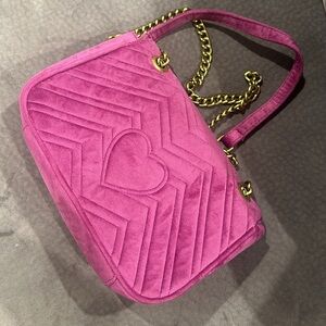 Purple luxe purse